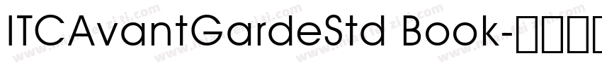 ITCAvantGardeStd Book字体转换